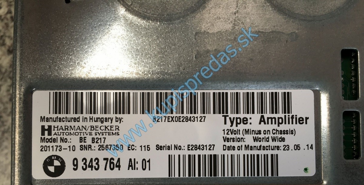 Kompletná reproduktorová zostava Harman Kardon  BMW 7 F01 F02 